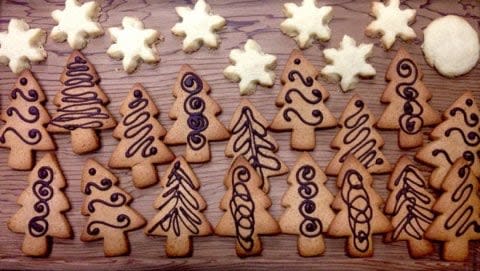 Shortbread is among the three types of cookies being offered in the Cookies from the Archives fundraising project in Smithers, B.C.  (Submitted by Meg Roberts - image credit)