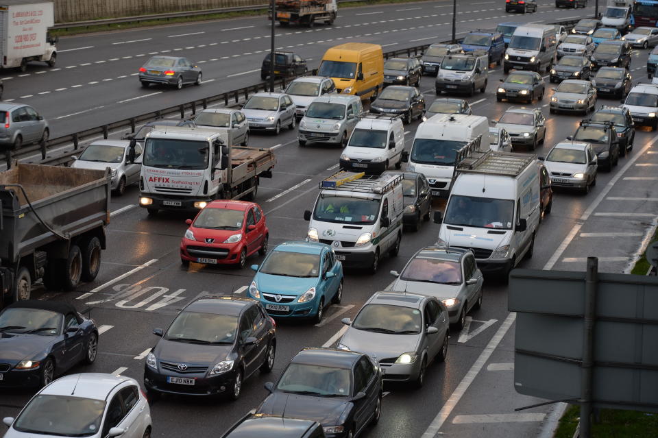 Drivers in London endured the longest delays and highest costs (John Stillwell/PA Images via Getty Images)