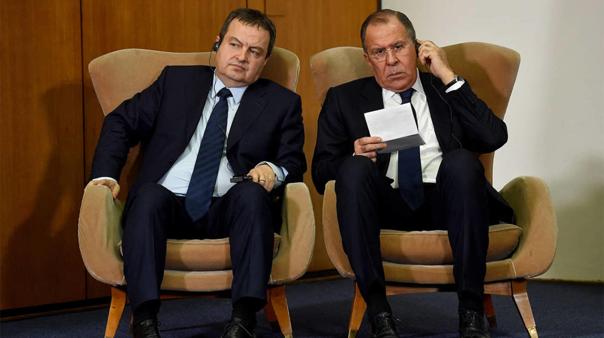 Ivica Dačić and Sergey Lavrov. Stock photo: Getty Images