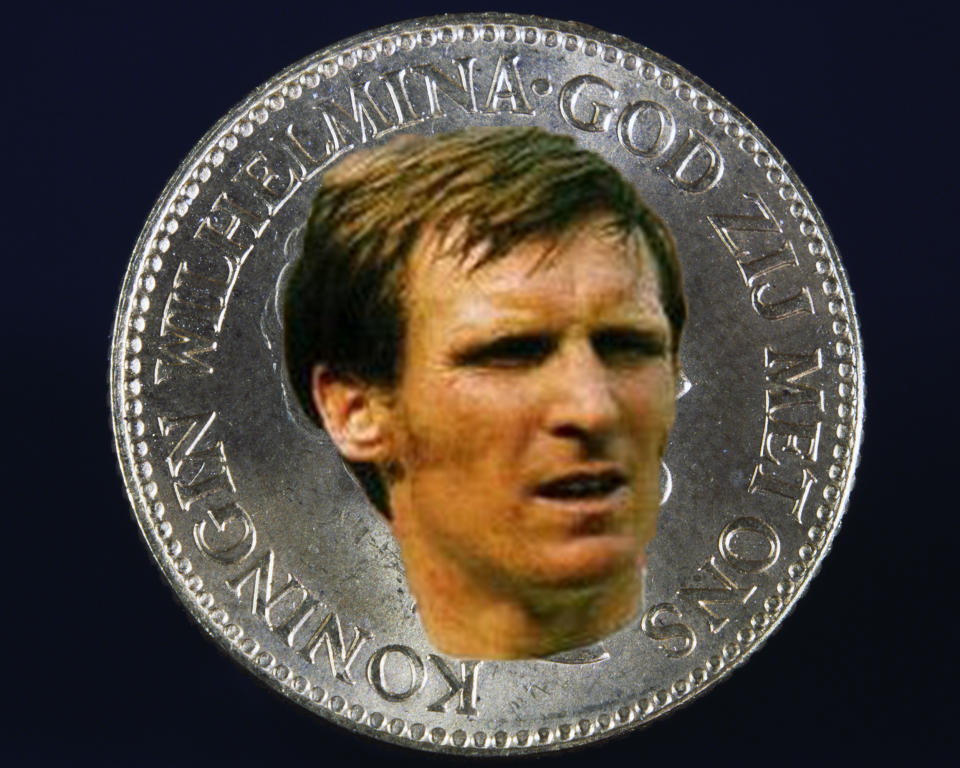 Billy McNeill called correctly when the referee threw a Dutch coin – similar to this one – in the air