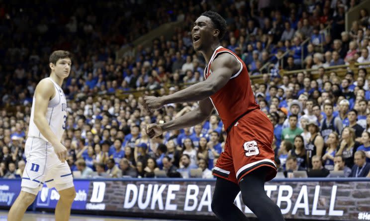 NC State's second-half comeback sent Duke's season tumbling to a new low. (Getty)