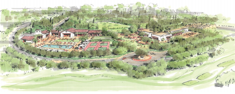 The rendering shows the planned The Greens at Camarillo Springs development project. The Camarillo City Council recently postponed a presentation and discussion on the project until April due to COVID-19 concerns.