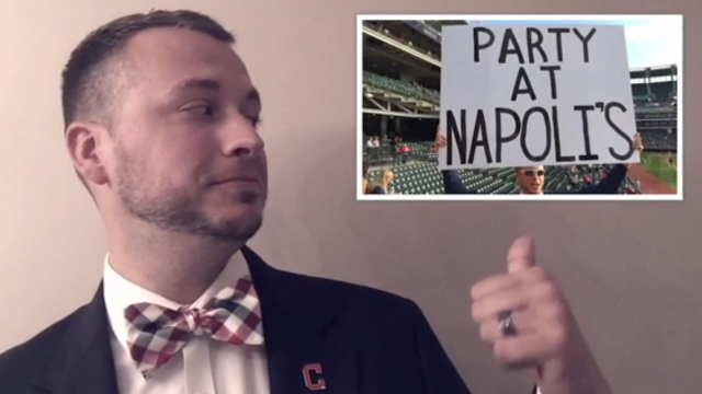 Mike Napoli recounts his meeting with an Indians fan about to undergo  chemotherapy treatment 