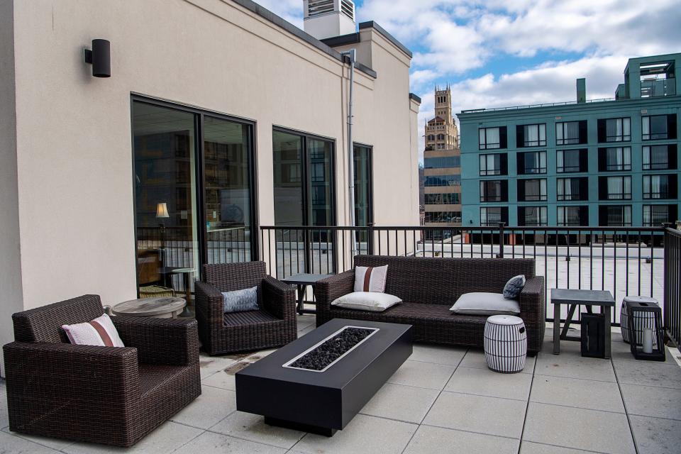 Condo owners on Market Street expressed their safety concerns with Airbnb renters having access to the rooftop of their building in Asheville.