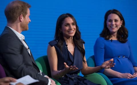 Meghan Markle, as she was known then, speaks about plans for the Royal Foundation in Feb 2018 - Credit: Eddie Mulholland