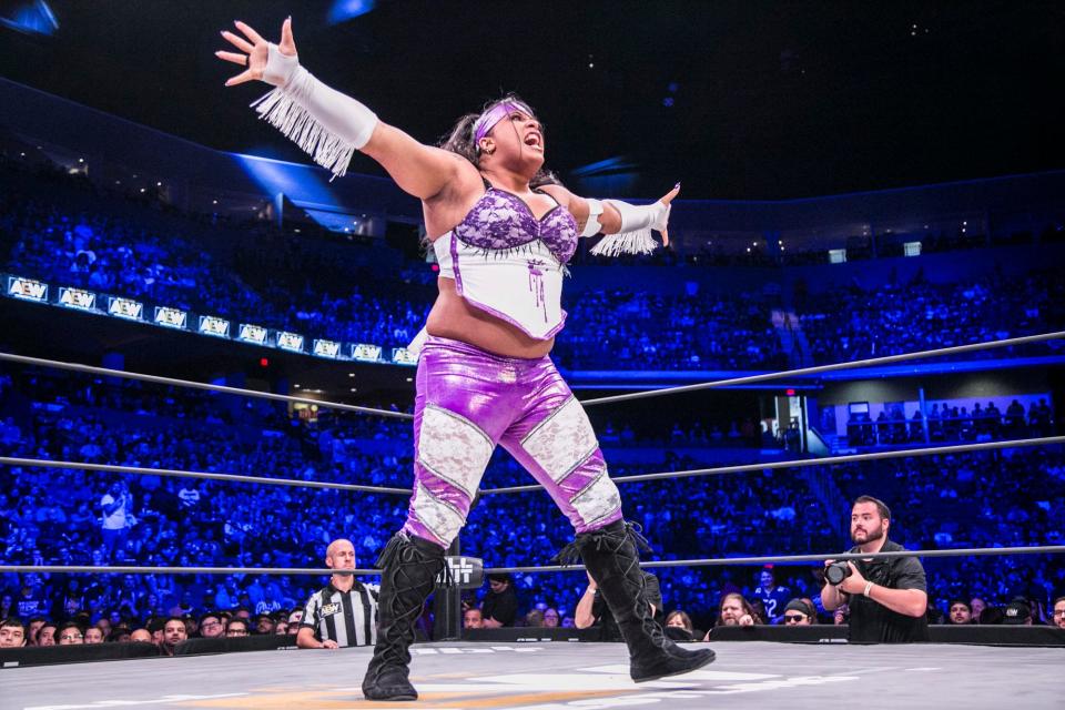 Nyla Rose is among the competitors on the All Elite Wrestling roster.