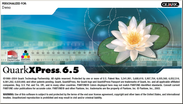 Quark Xpress v6.5