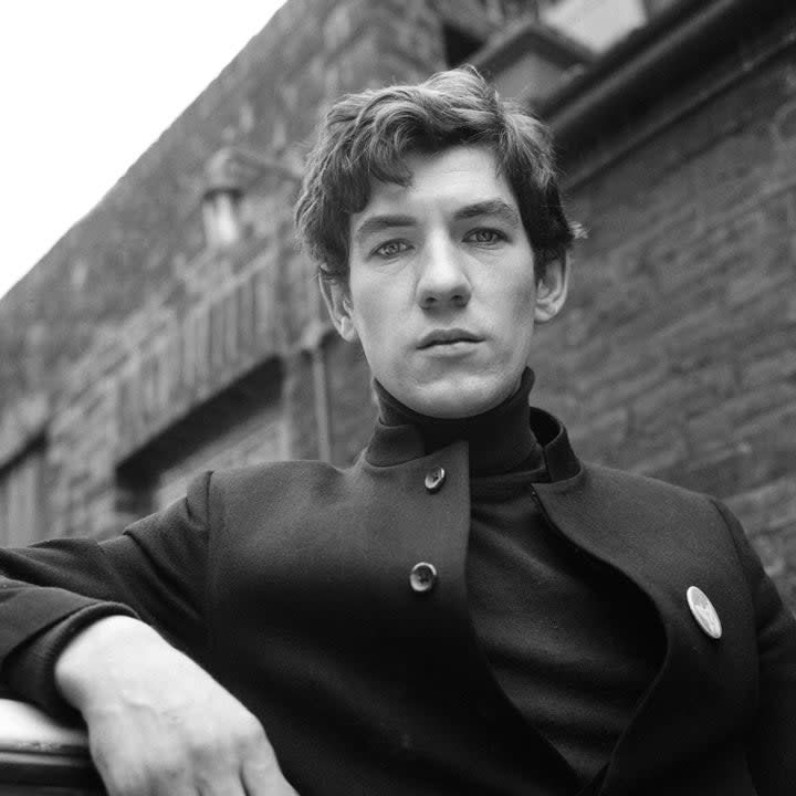 Ian McKellen, actor, pictured in rehearsal in 1968