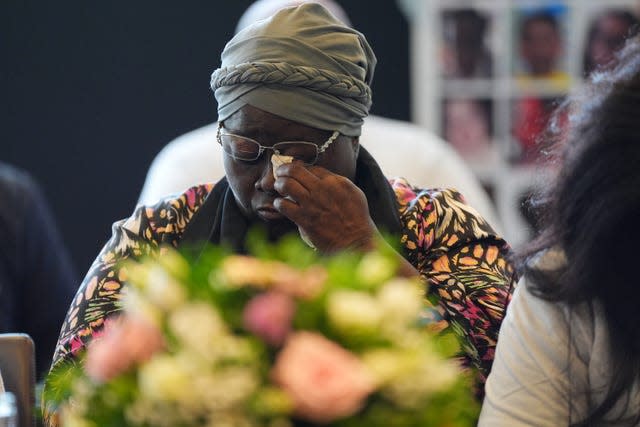 Betty Mendy, the sister of Mary Mendy who died with her daughter Khadija Saye in the Grenfell fire