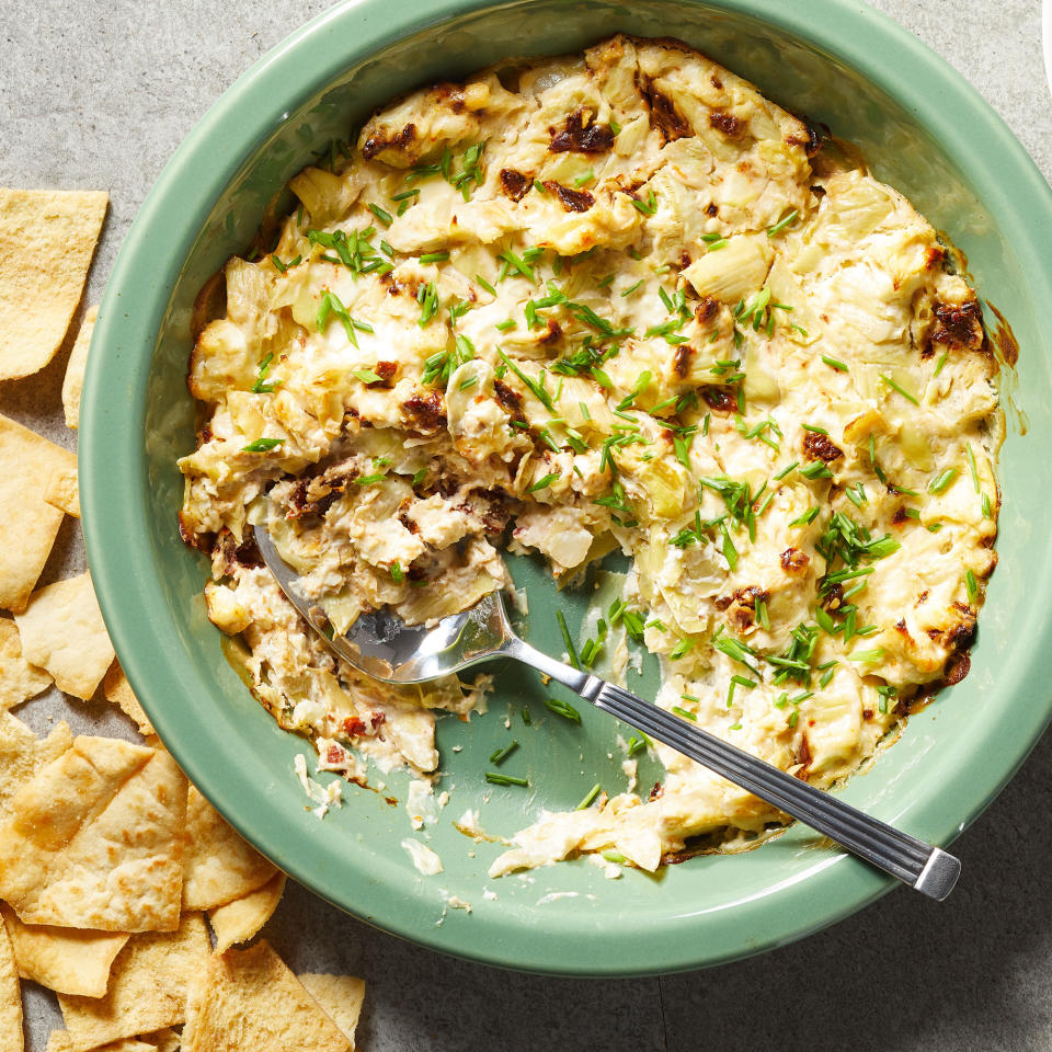 Baked Feta & Artichoke Dip