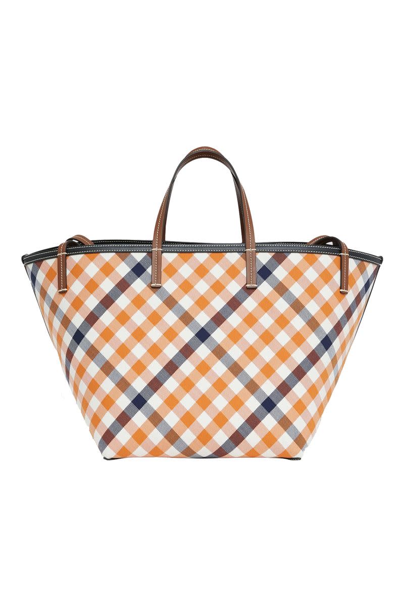 Reversible Gingham Tote Bag