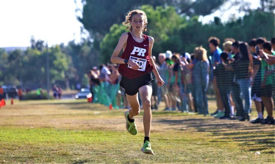 Paso Robles junior Tyler Daillak placed second in the large school varsity boys race at the 20th Golden Eagle Invitational at Woodward Park in Fresno. His time was 15:51.07.