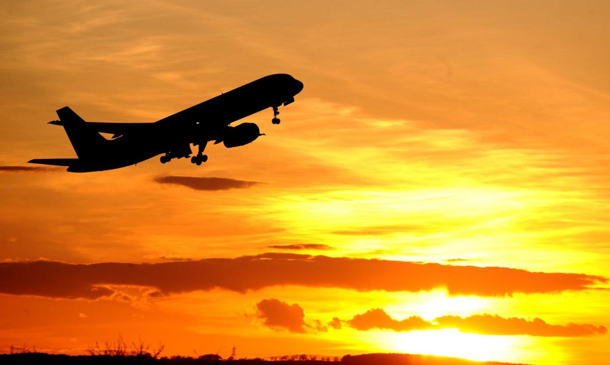 <span>London City airport has applied to increase its flight numbers, increasing passenger capacity by 2.5 million.</span><span>Photograph: Owen Humphreys/PA</span>