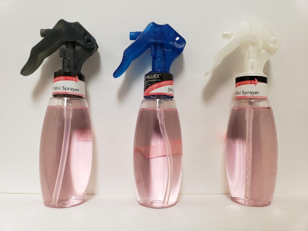 A product sold as "Spray Sanitizer" at a 7-Eleven in New Jersey reportedly caused skin burns on a boy. (Photo: River Vale Police Department)