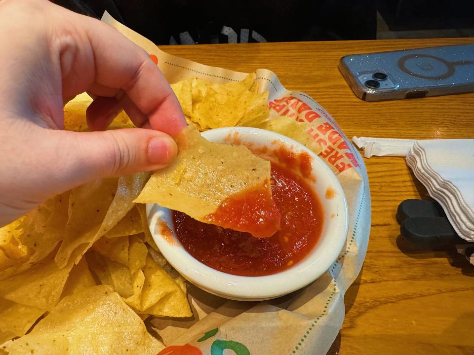 chilis chips and salsa