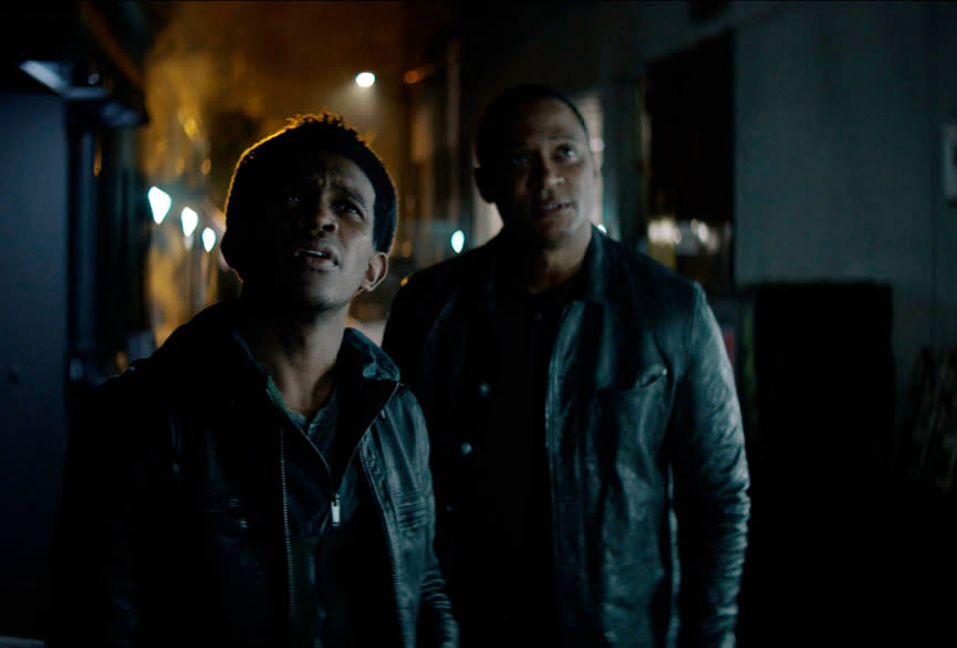 Camrus Johnson and David Ramsey in Batwoman Season 2