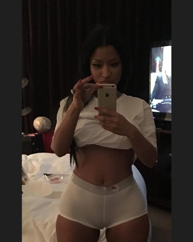 Nicki Minaj Shares Sexy Underwear Selfie, but Admits She Needs 'a Bigger  Size