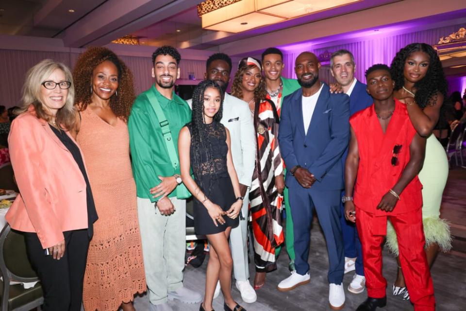 The cast and creatives of “Bel-Air,” which was among the winners Saturday at the 4th Annual AAFCA TV Honors. (Photo Credit: Sheri Determan)