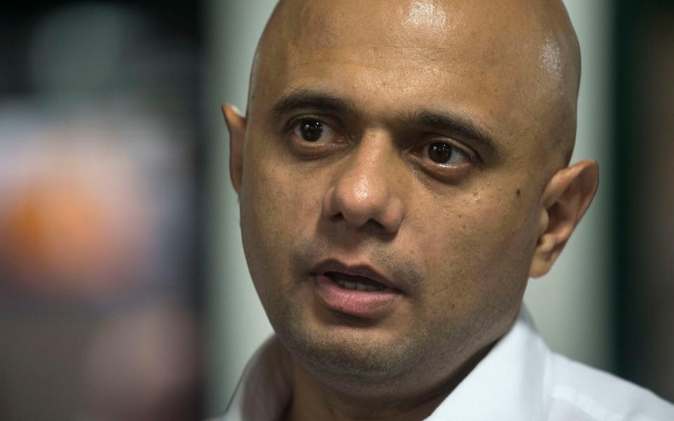 Sajid Javid will unveil new details on the settlement scheme for EU citizens seeking to stay following the UK's departure - PA