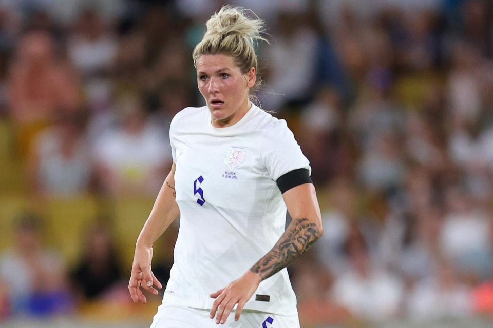 Millie Bright of England during the Women’s International friendly match between England and Belgium at Molineux on June 16, 2022 in Wolverhampton , United Kingdom. (Photo by Catherine Ivill/Getty Images) (Getty Images)