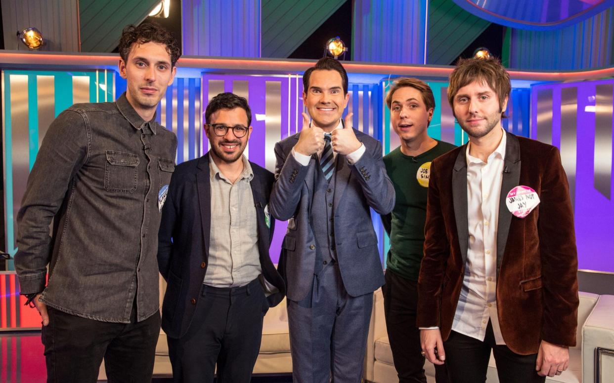 Blake Harrison, Simon Bird, Joe Thomas and James Buckley reunited - (Channel 4 images must not be altered or manipulated in any way) CHANNEL 4 PICTURE PUBLICITY 124 HOR