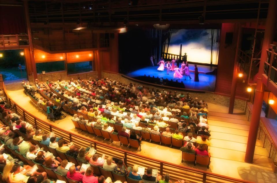 The 600-plus-seat, all-weather pavilion at Peninsula Players Theater, which just announced the five plays that make up its 2024 season.