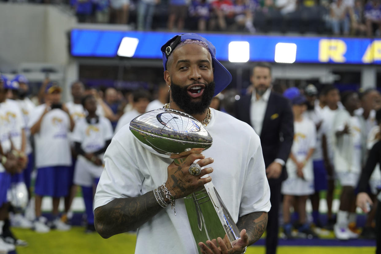 Odell Beckham Jr. was a key piece in the Rams' run to the Super Bowl last season. The Cowboys think he can do the same for them this season. (Icon Sportswire)