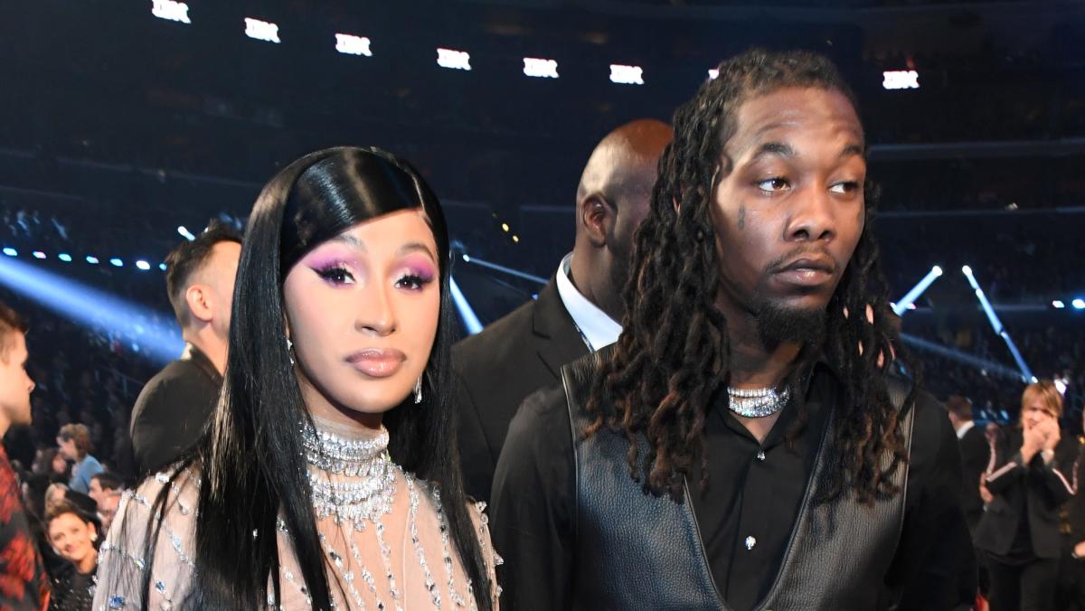 Cardi B supports Offset after he debuts as a model