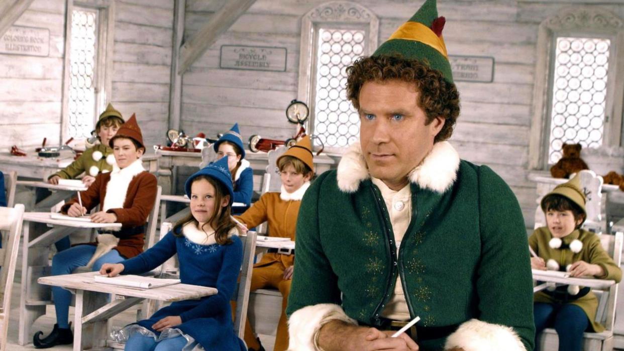  Will Ferrell and children in Elf. 