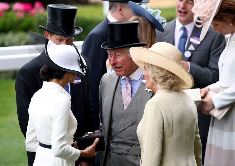 Príncipe Harry, Meghan Markle , príncipe Carlos y duquesa de Cornualles