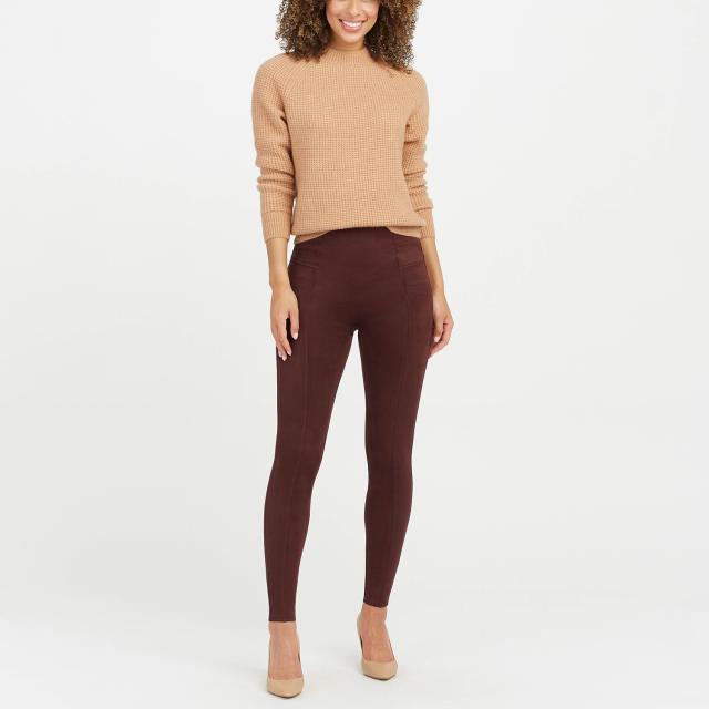 Spanx's New Faux Suede Leggings Sold Out in Less Than a Month