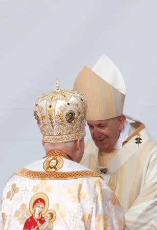 Pope Francis visits Romania