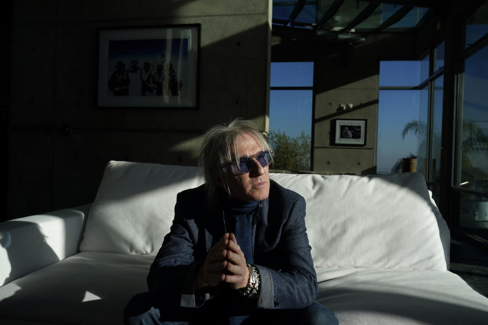 Jed Leiber poses for a portrait at home Thursday, Dec. 3, 2020, in Los Angeles. (AP Photo/Marcio Jose Sanchez)