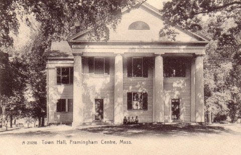 The first in the “Boston’s Revolutionary Martyrs" lecture series takes place in the historic Village Hall on the Centre Common in Framingham.