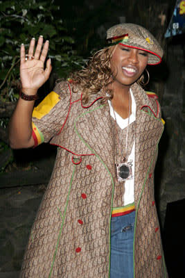 Missy Elliott at the New York premiere of Dreamworks' Shark Tale