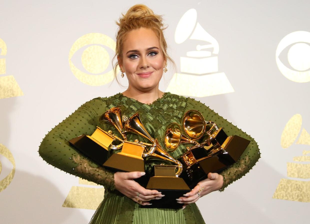 59th grammy awards press room