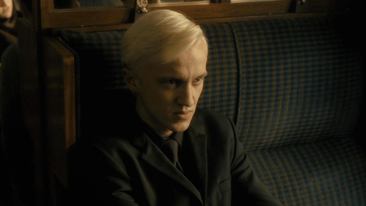  Tom Felton as Draco in Harry Potter 6. 