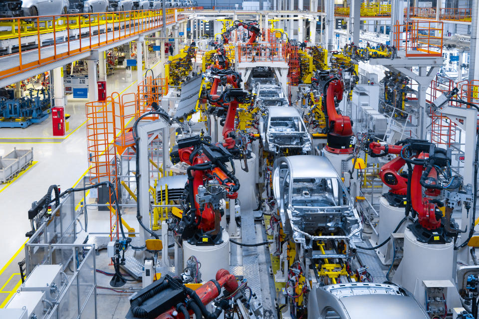 UK car production rose 46.6% in March. Photo: Getty Images