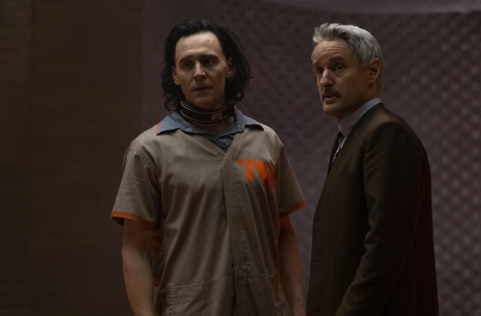 Loki (Tom Hiddleston) and Mobius (Owen Wilson) are on timecop duty in Marvel's latest Disney+ series, 'Loki' (Photo: Courtesy of Marvel Studios) 