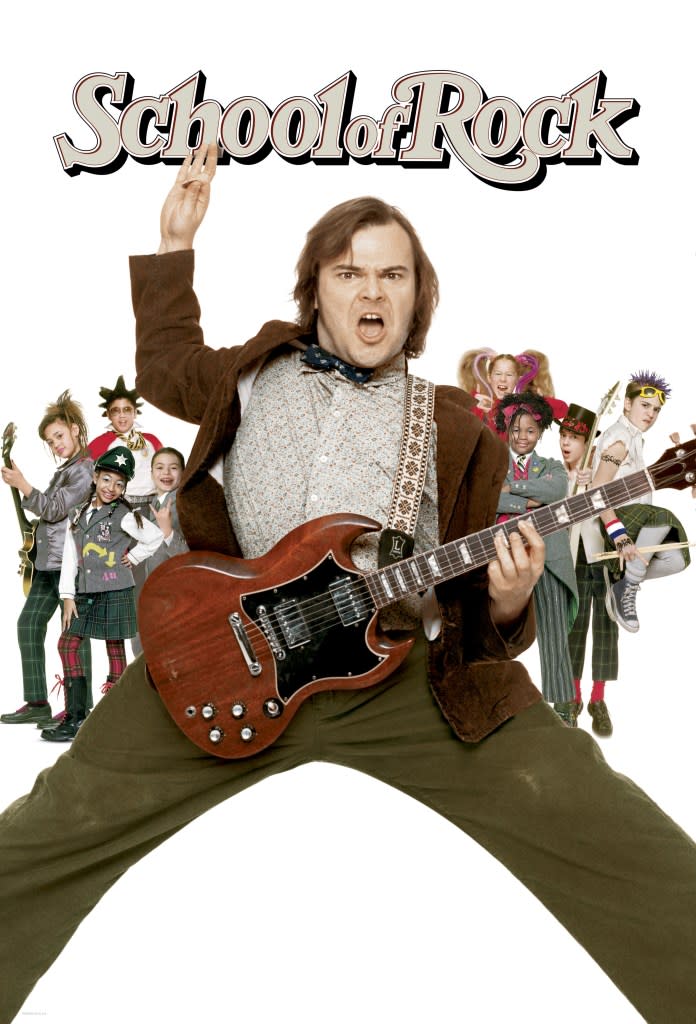 The poster for “School of Rock,” which hit theaters in 2003.