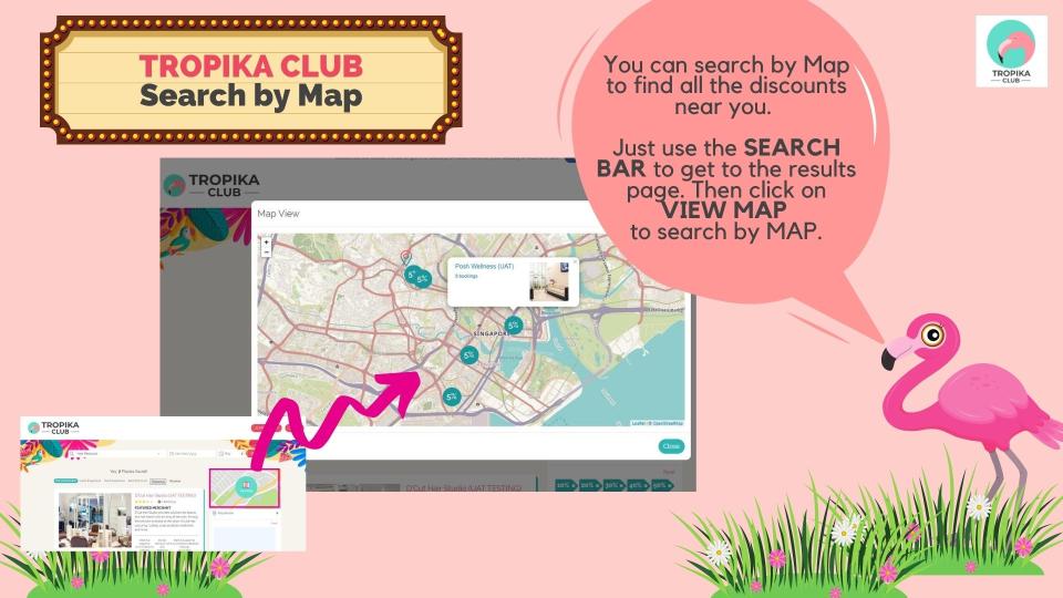 Tropika Club's Map interface. (PHOTO: Tropika Club)