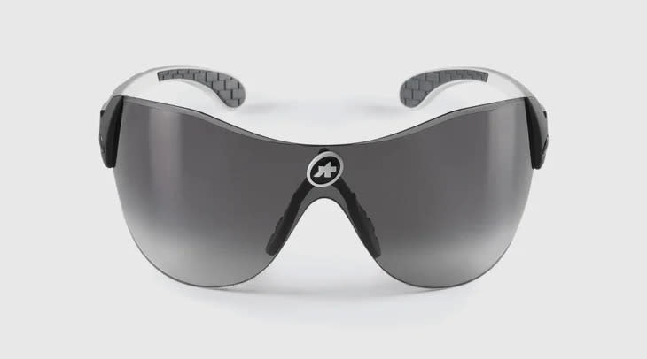 ASSOS’s other performance eyewear, the Zegho, leans Devil Wears Prada, and is priced like Prada too.