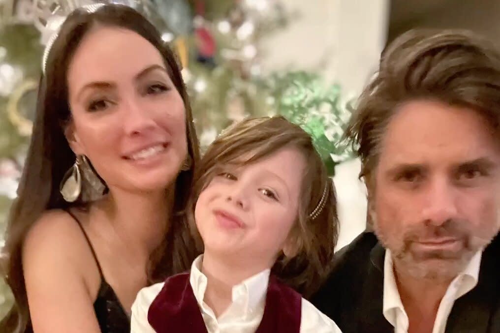 John Stamos Celebrates the New Year with Silly Son Billy, 4, in Funny Photos