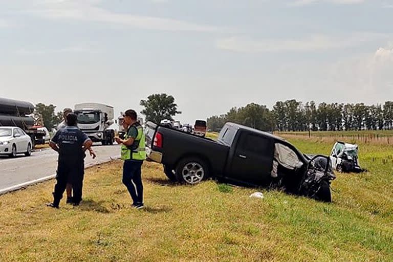 El accidente ocurrió en la Ruta 5