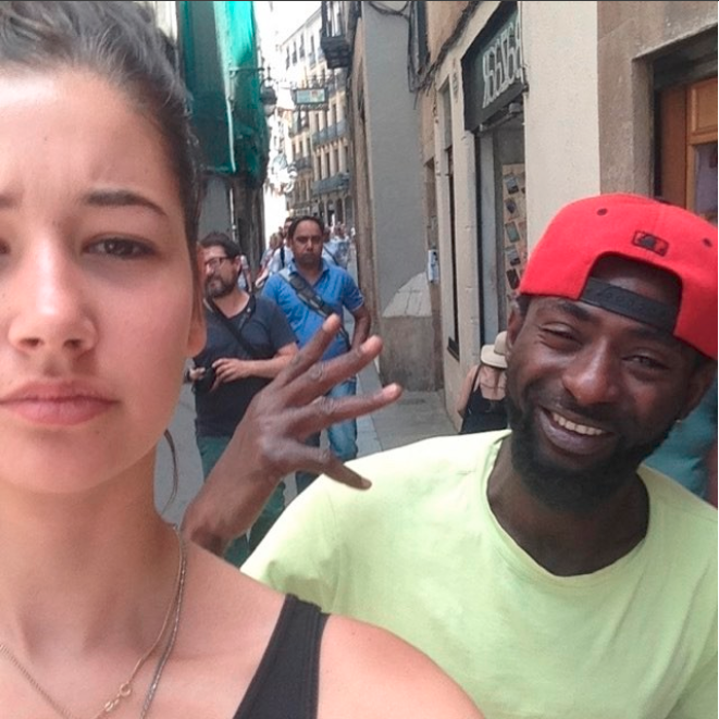 A woman takes pictures of the men who catcall her on the street. Photo: Instagram