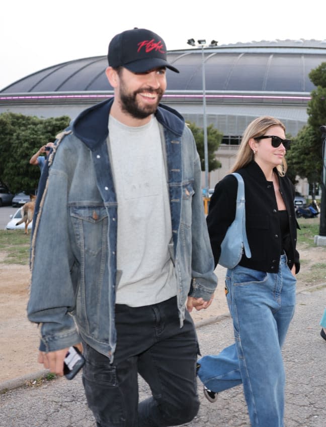 Gerard Piqué y Clara Chía en Coldplay