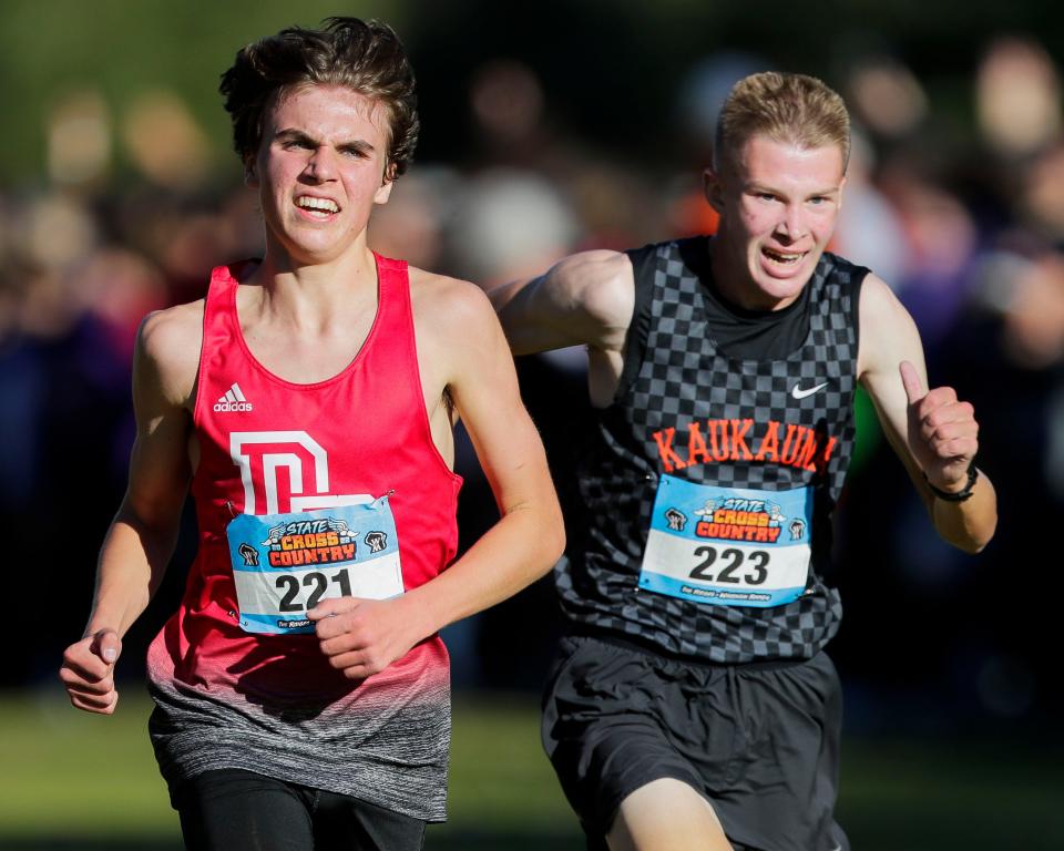 De Pere sophomore Grady Lenn (221) finished seventh at the WIAA Division 1 state cross-country meet in 2022.