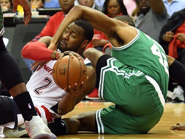 John Wall, during a typical play. (Getty Images)