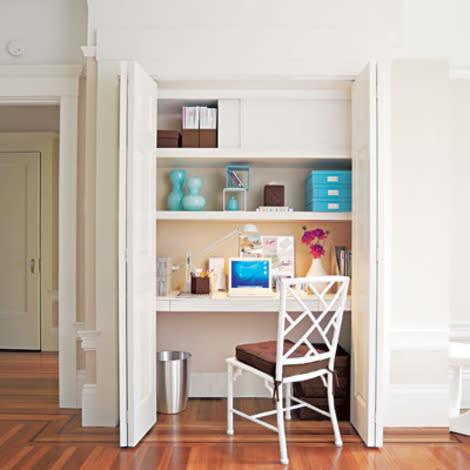 Easy Closet-Turned-Office