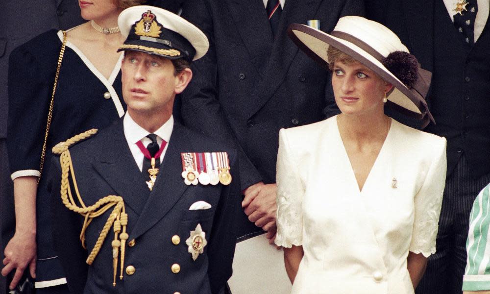 Prince Charles and Princess Diana in 1991.